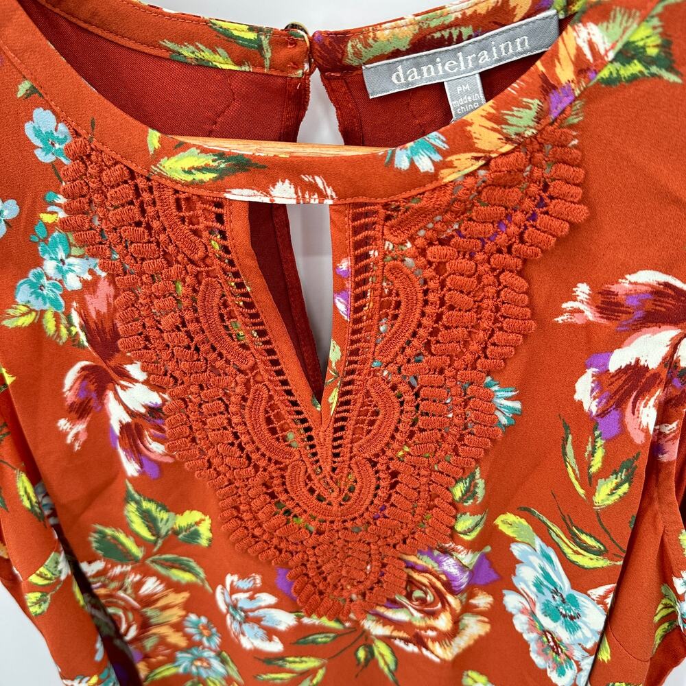 DANIEL RAINN NWT Stitch Fix Burnt Orange Quin Sleeveless Top // Medium Petite - Picture 3 of 10